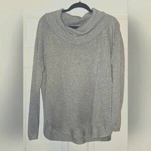 Lety & Me Grey Cowl Sweater L